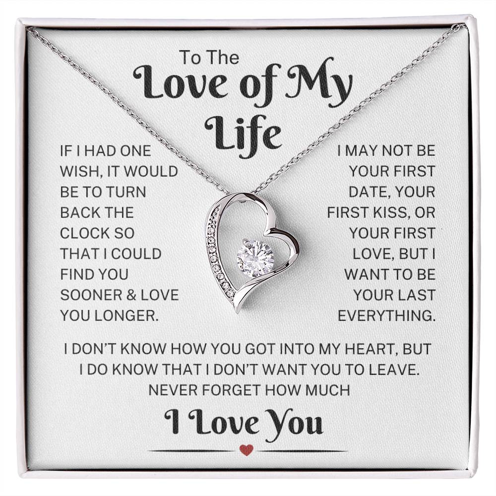 Love Of My Life "Into My Heart" | Forever Heart Necklace