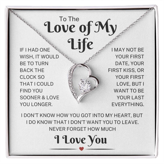 Love Of My Life "Into My Heart" | Forever Heart Necklace