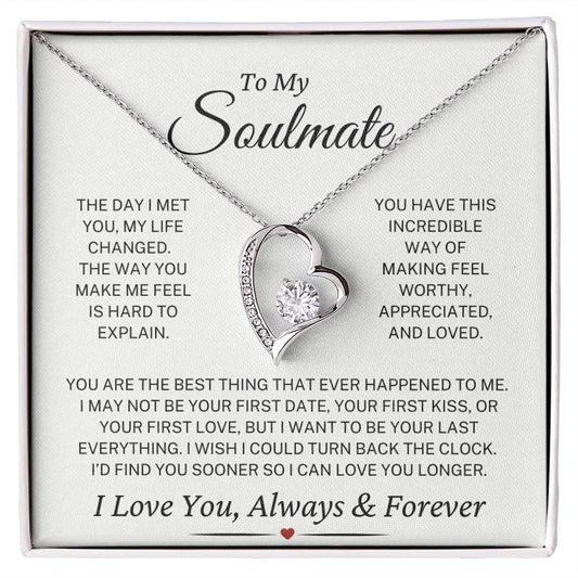 Soulmate "The Best Thing" | Forever Love Necklace