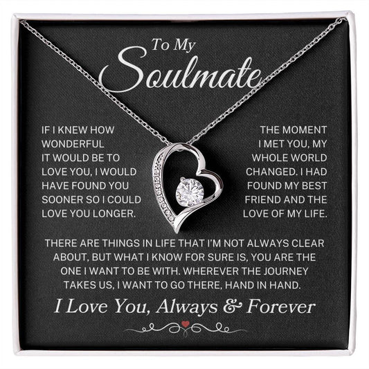 Soulmate "How Wonderful It Would Be" | Forever Love Necklace