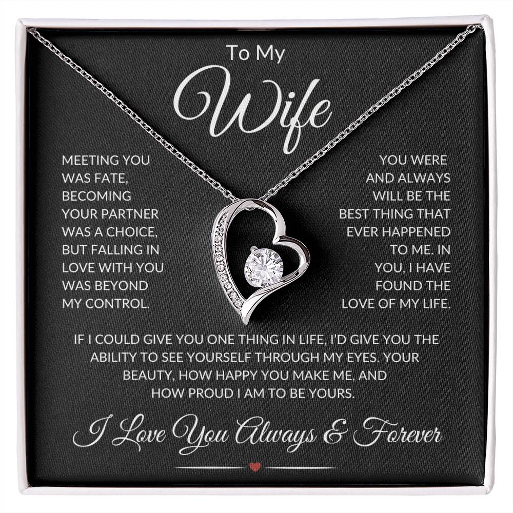 Wife "The Best Thing" | Forever Love Necklace