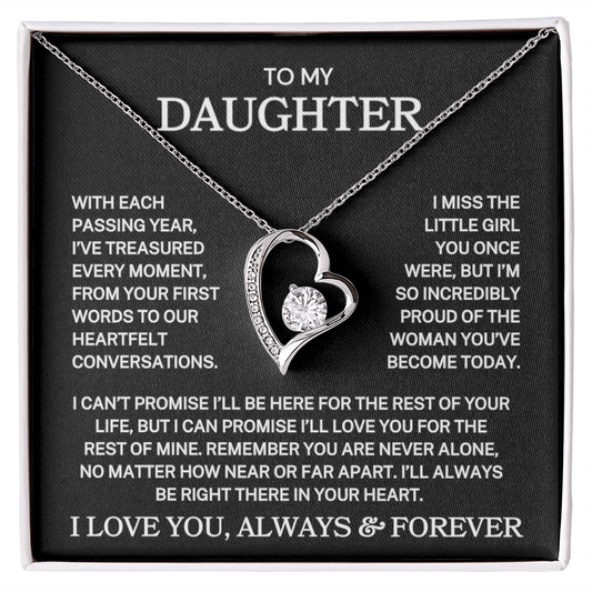 Daughter "Incredibly Proud" | Forever Love Necklace
