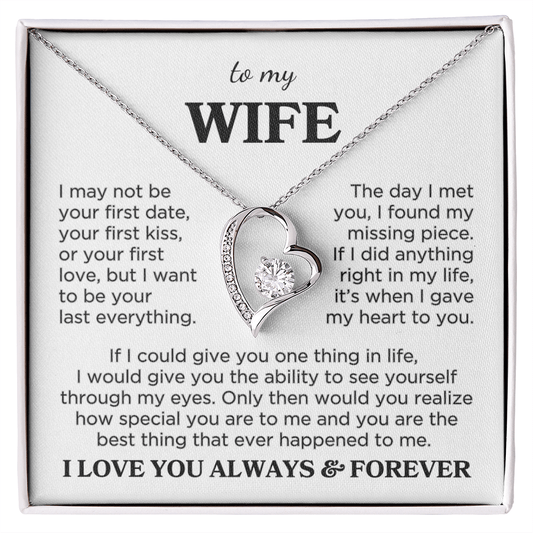 Wife "The Best Thing" | Forever Love Necklace