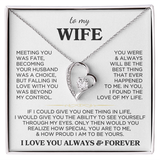Wife "Beyond My Control" | Forever Love Necklace