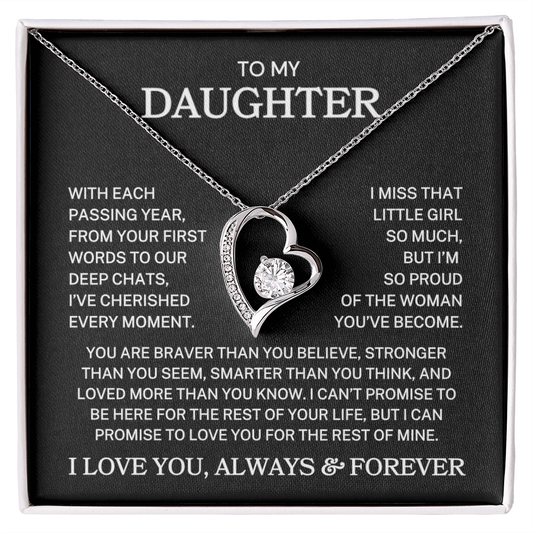Daughter "Your First Words" | Forever Love Necklace