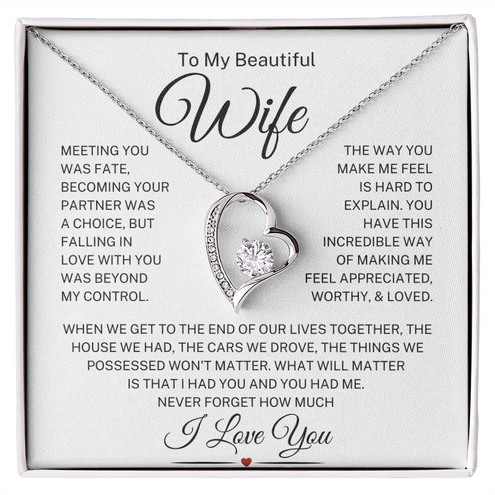 Wife "And You Had Me" | Forever Love Necklace