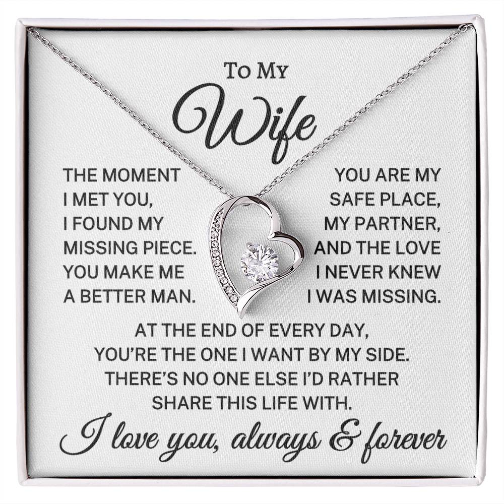 Gift for Wife "No One Else" | Forever Love Necklace