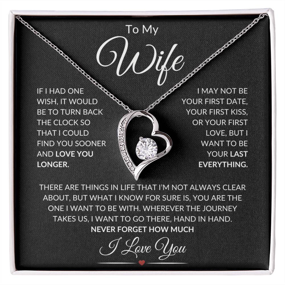 Wife "Last Everything" BW | Forever Love Necklace