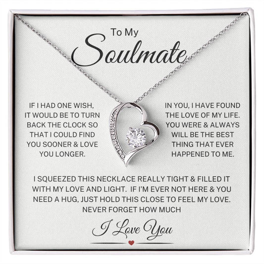 Soulmate "Always Will Be" | Forever Heart Necklace