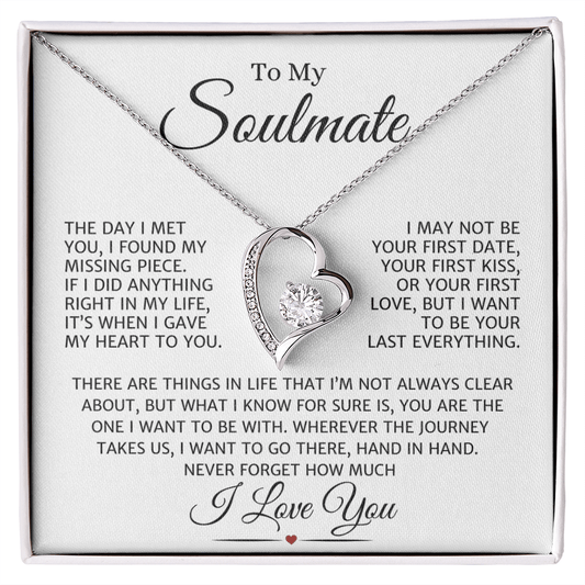 Soulmate "If I Did Anything Right" | Forever Love Necklace