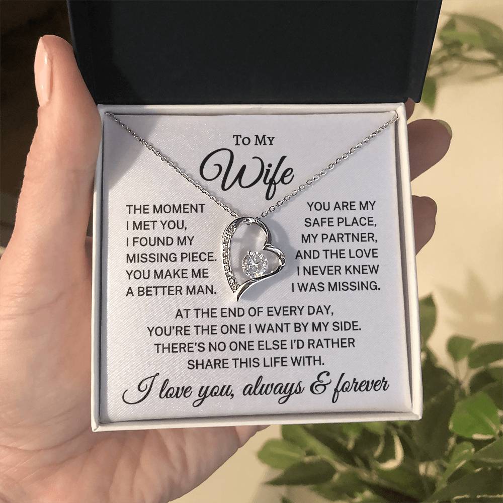 Gift for Wife "No One Else" | Forever Love Necklace