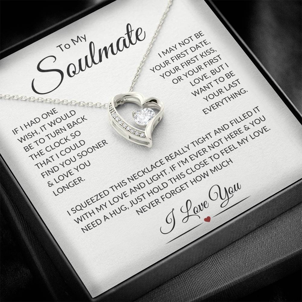 Soulmate "Love You Longer" | Forever Heart Necklace