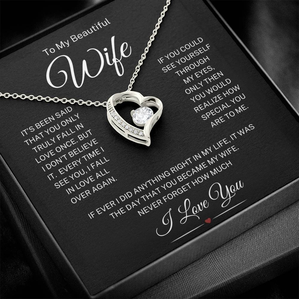 Wife "Every Time I See You" | Forever Love Necklace
