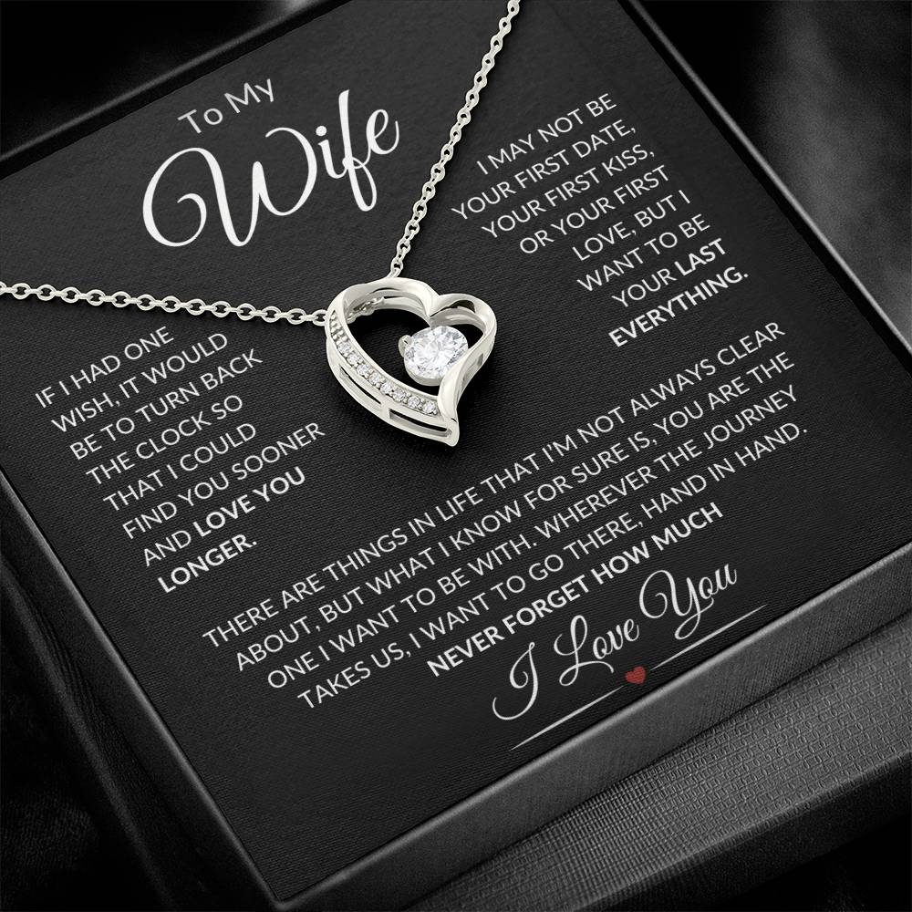 Wife "Last Everything" BW | Forever Love Necklace