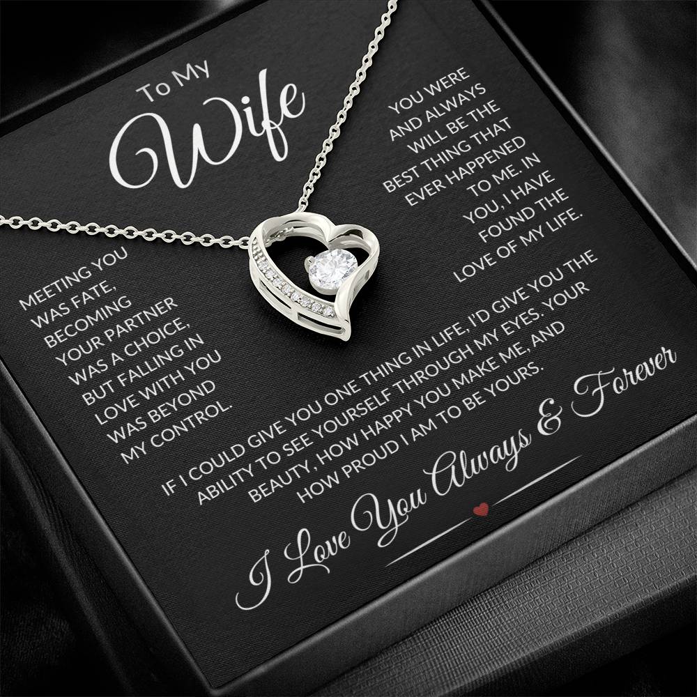 Wife "The Best Thing" | Forever Love Necklace