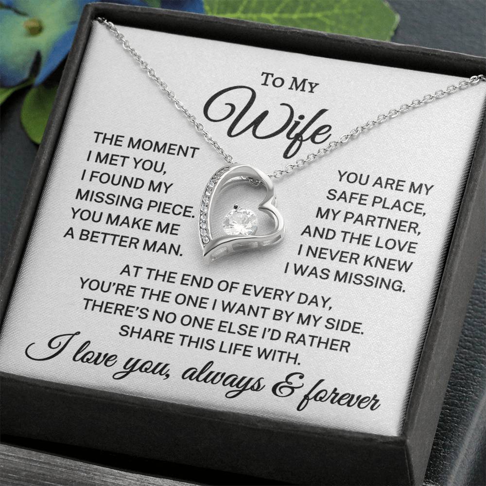 Gift for Wife "No One Else" | Forever Love Necklace