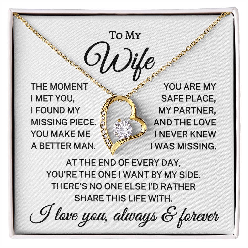 Gift for Wife "No One Else" | Forever Love Necklace