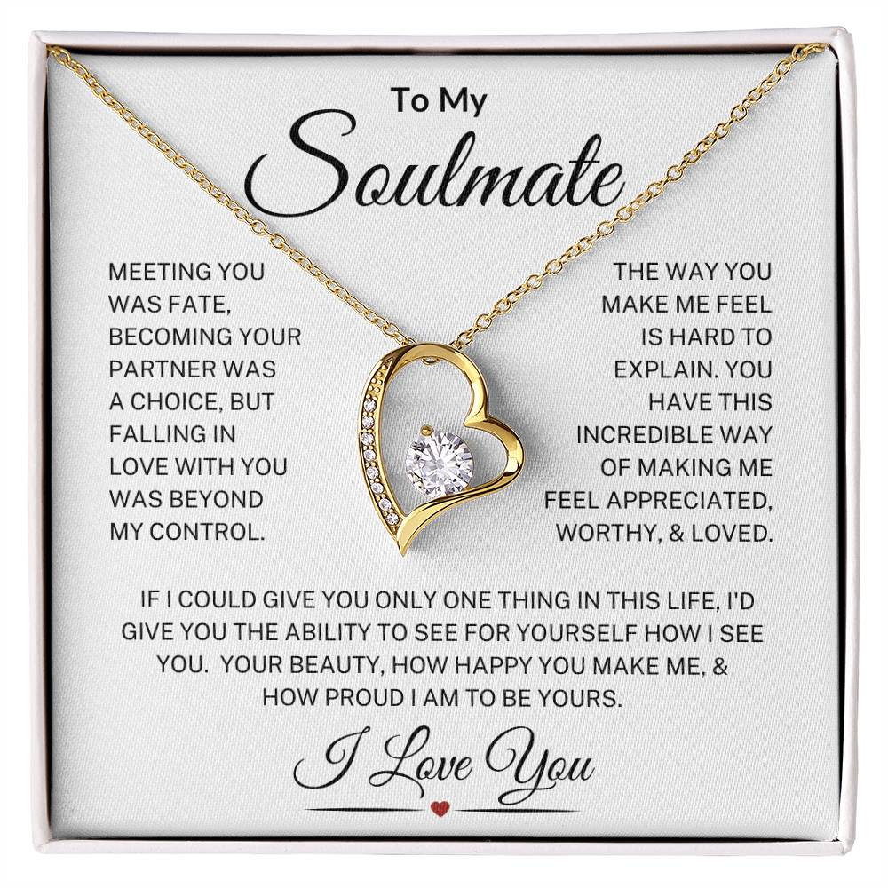 Soulmate "Beyond My Control" | Forever Love Necklace