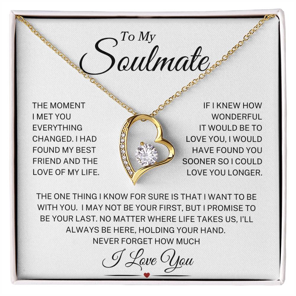 Soulmate "Found My Best Friend" | Forever Love Necklace