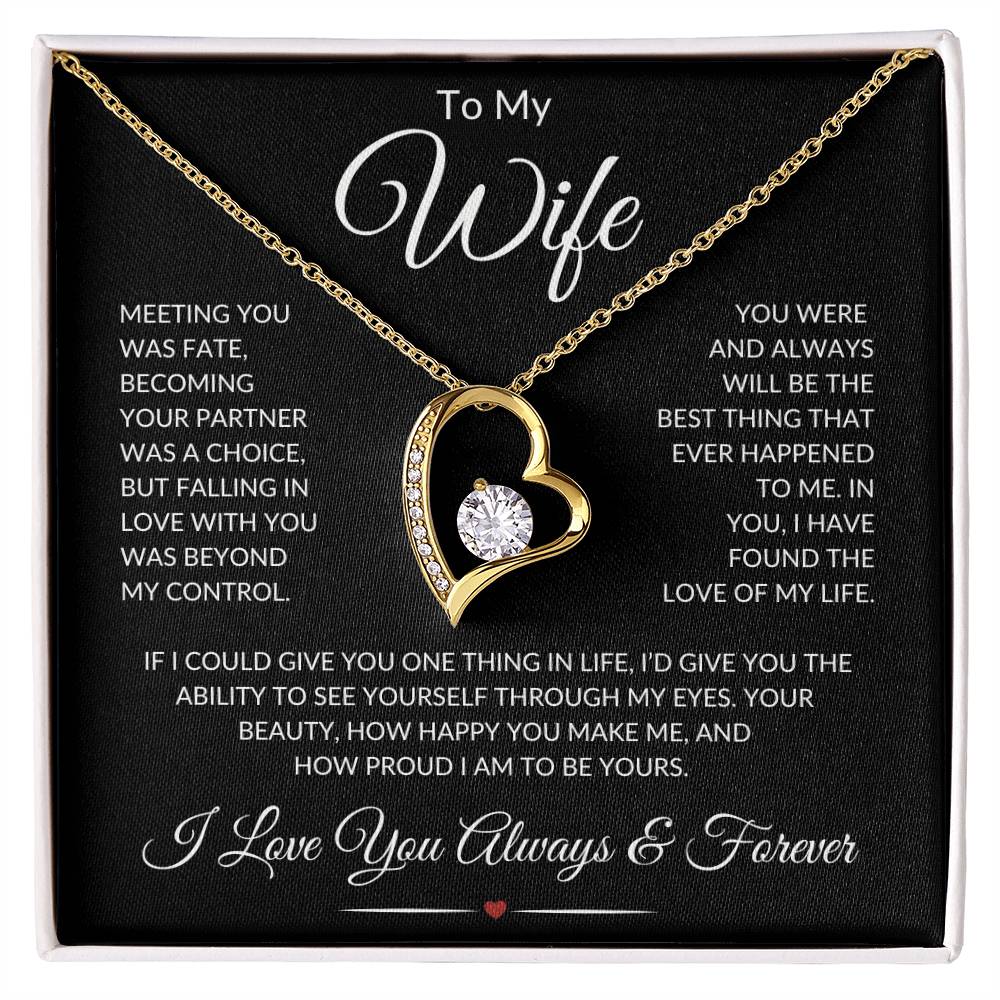 Wife "The Best Thing" | Forever Love Necklace