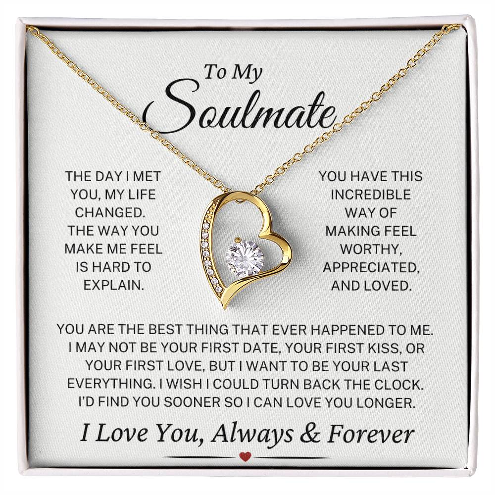 Soulmate "The Best Thing" | Forever Love Necklace