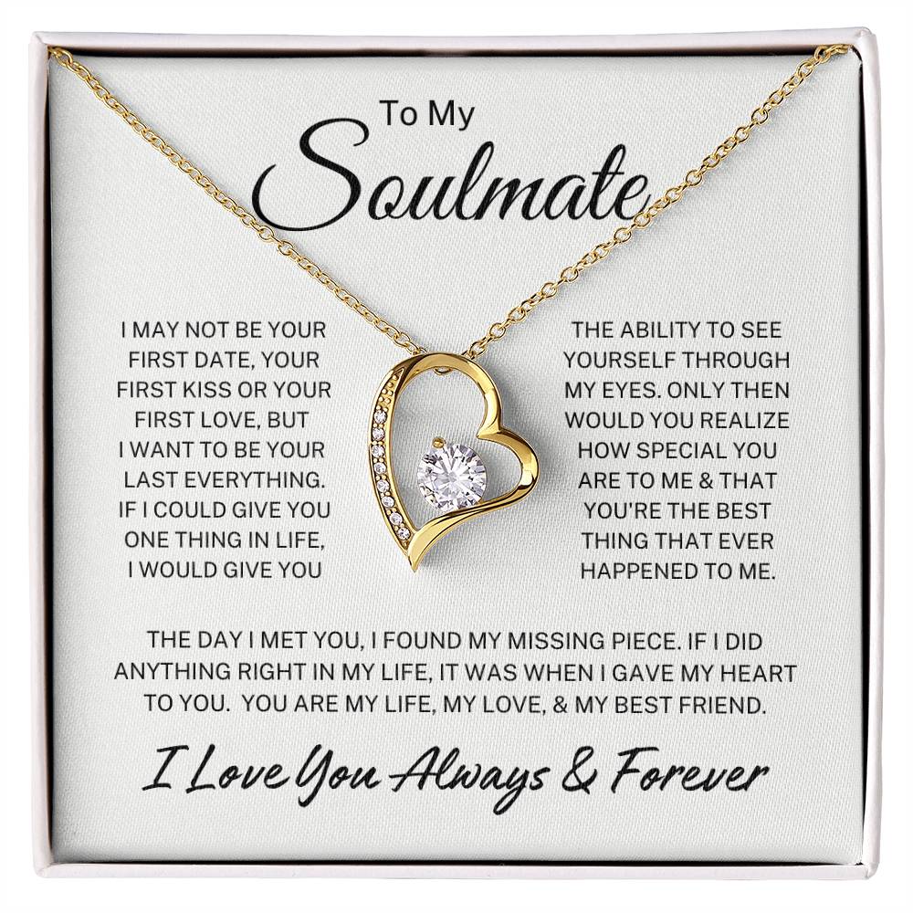 Soulmate "I Gave My Heart To You" | Forever Love Necklace