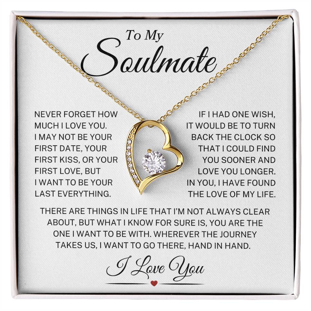 Soulmate "Never Forget" | Forever Love Necklace