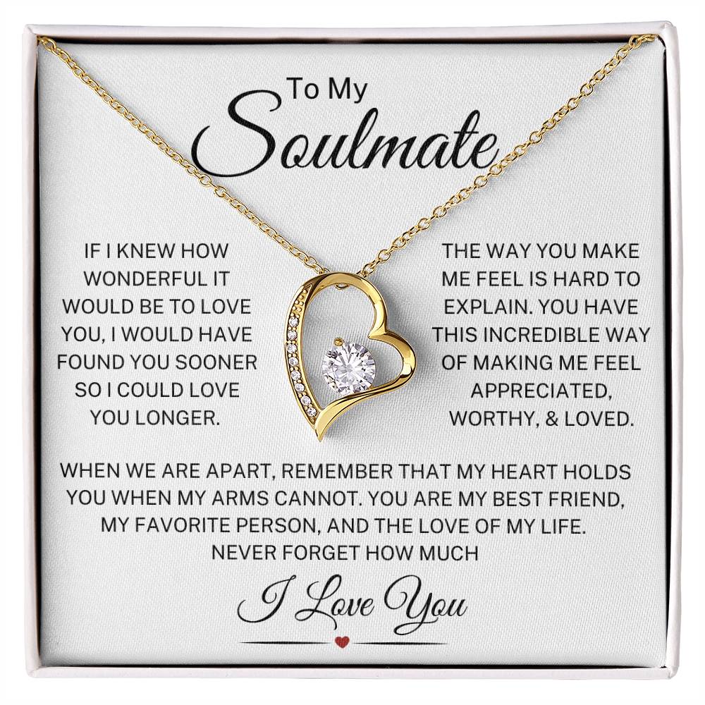 Soulmate "My Favorite Person" | Forever Love Necklace