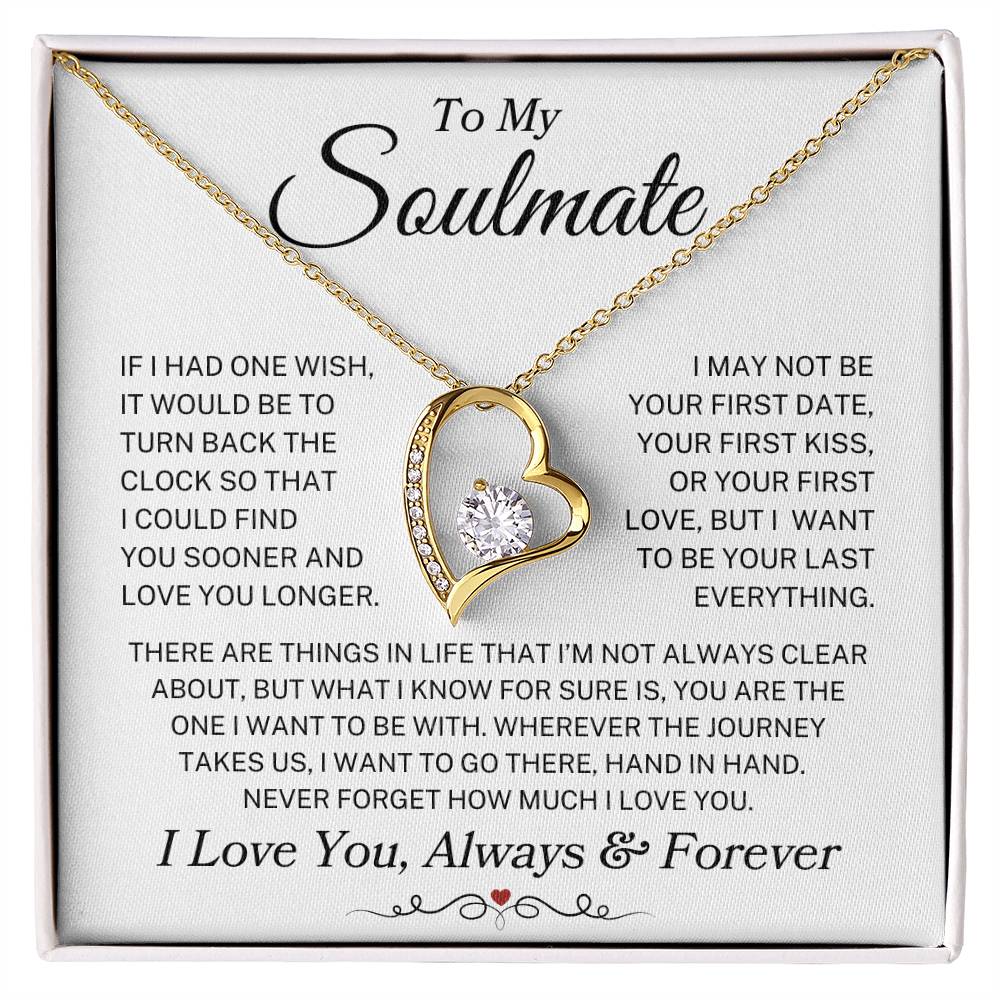 Soulmate "Last Everything, Always & Forever" | Love Knot Necklace