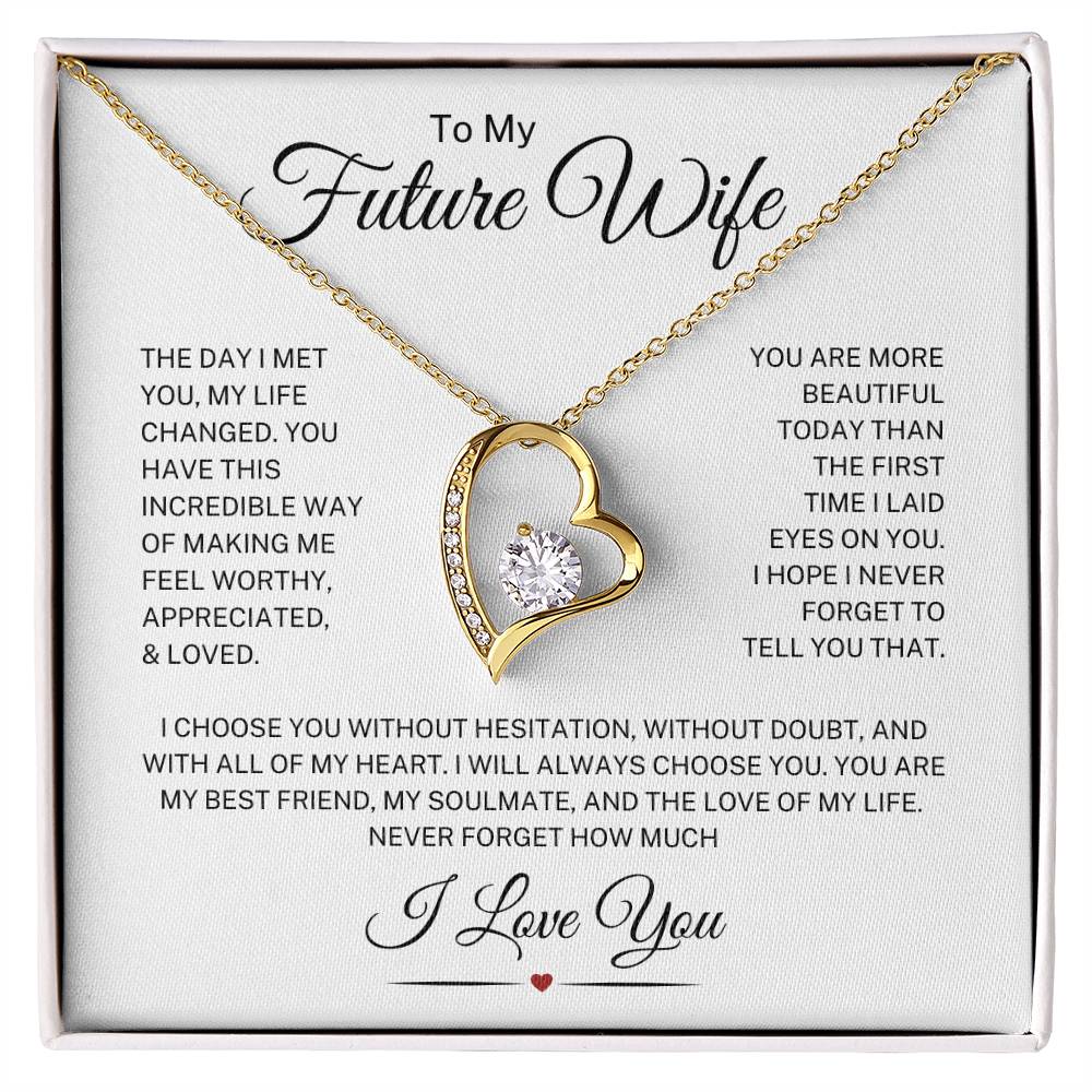 Future Wife "I Choose You" | Forever Love Necklace