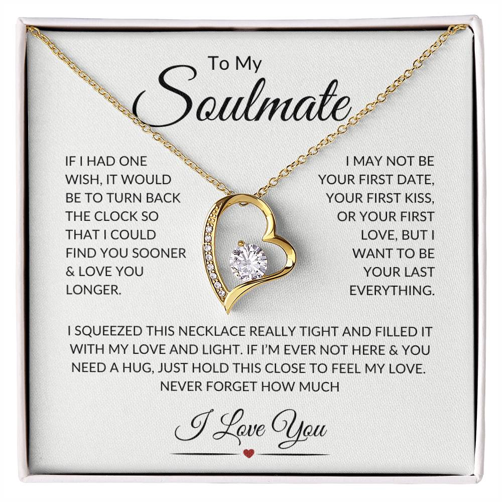 Soulmate "Love You Longer" | Forever Heart Necklace