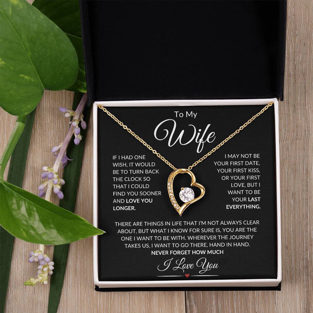 Wife "Last Everything" BW | Forever Love Necklace