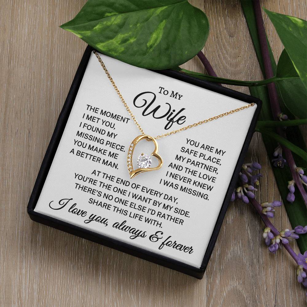 Gift for Wife "No One Else" | Forever Love Necklace