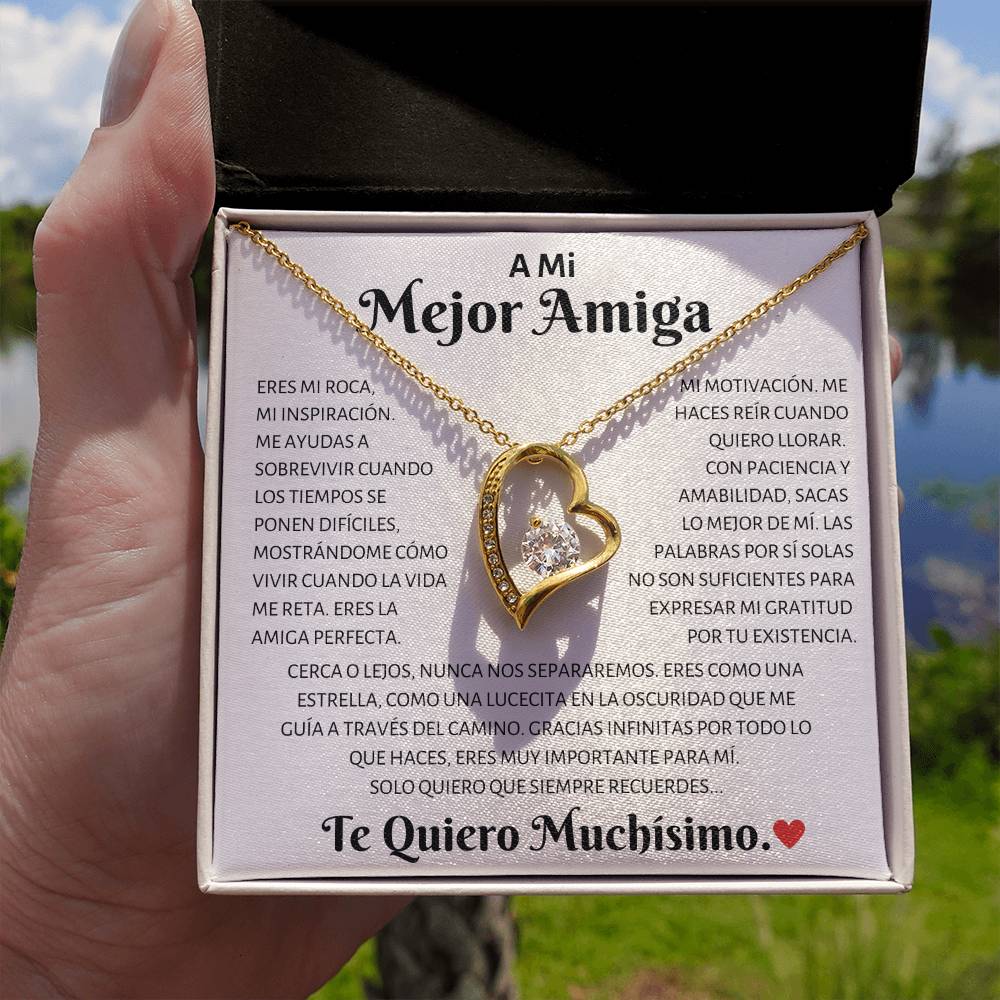 A Mi Mejor Amiga | Forever Heart Necklace