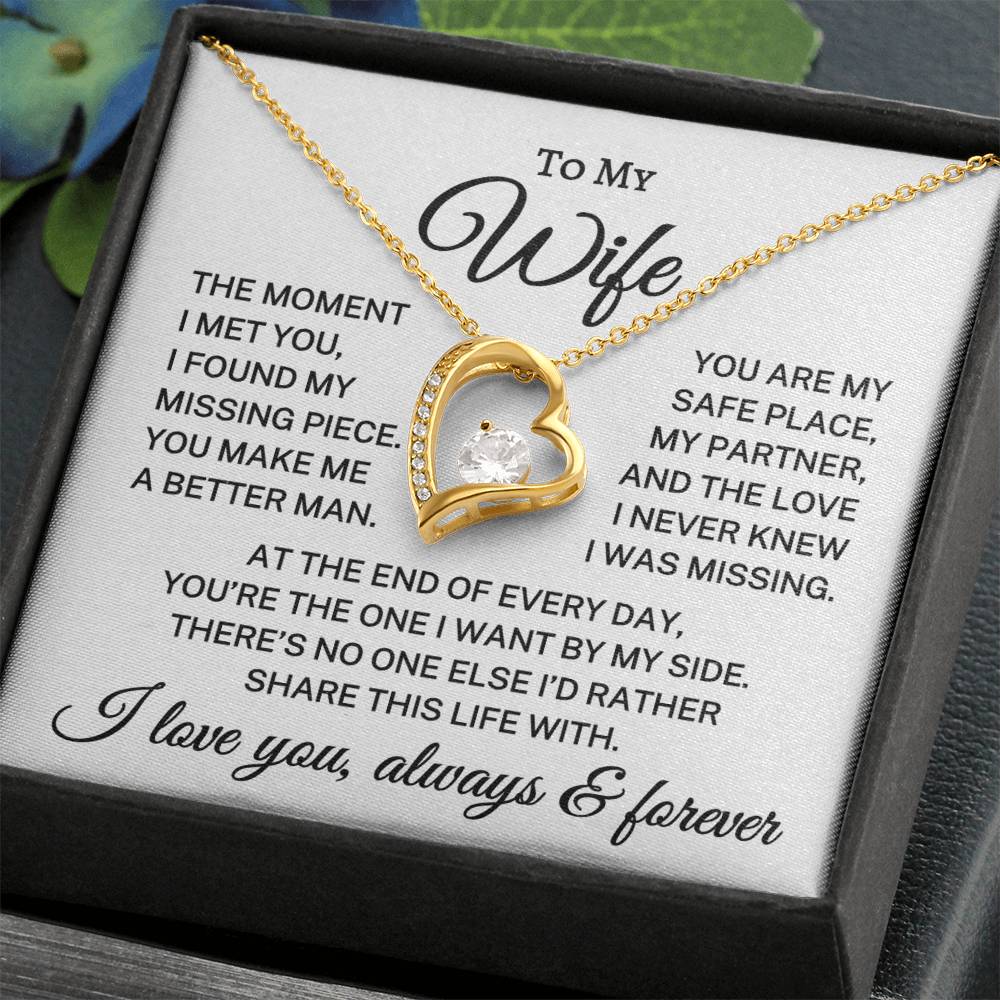 Gift for Wife "No One Else" | Forever Love Necklace