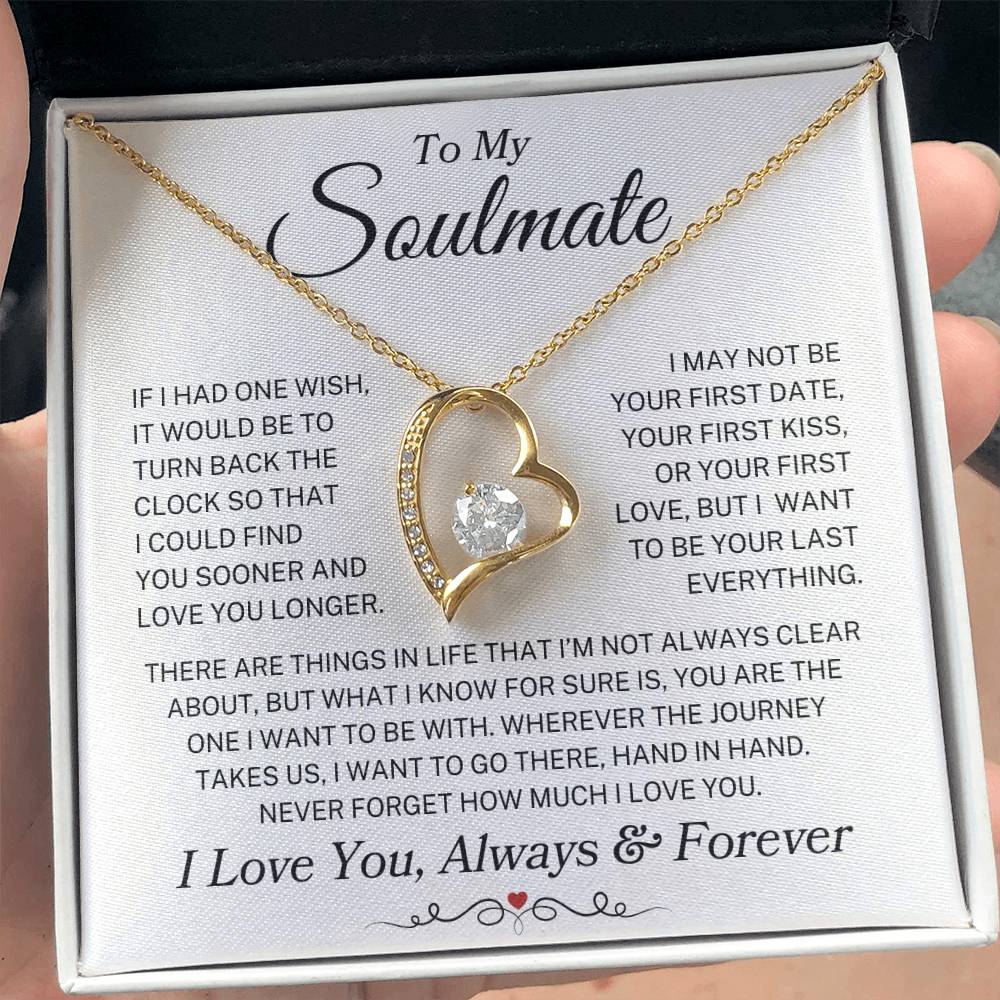 Soulmate "Last Everything, Always & Forever" | Love Knot Necklace