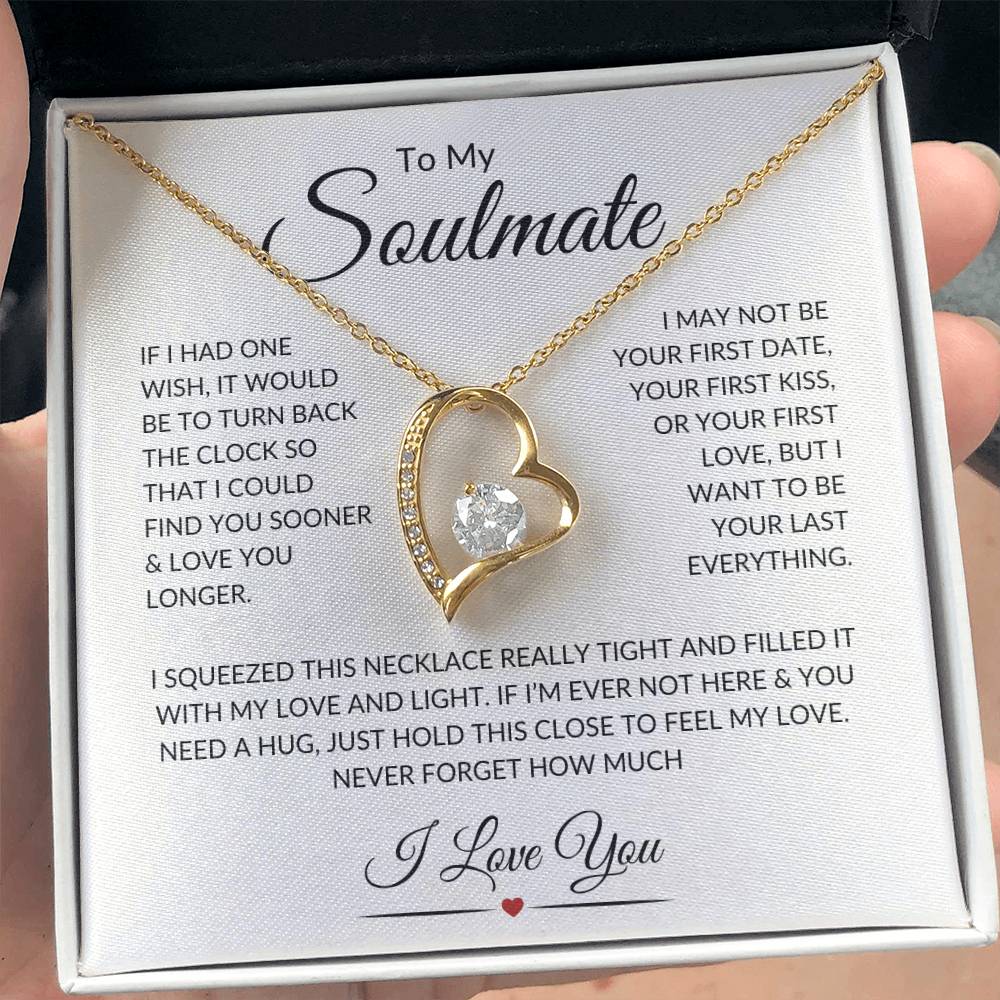 Soulmate "Love You Longer" | Forever Heart Necklace