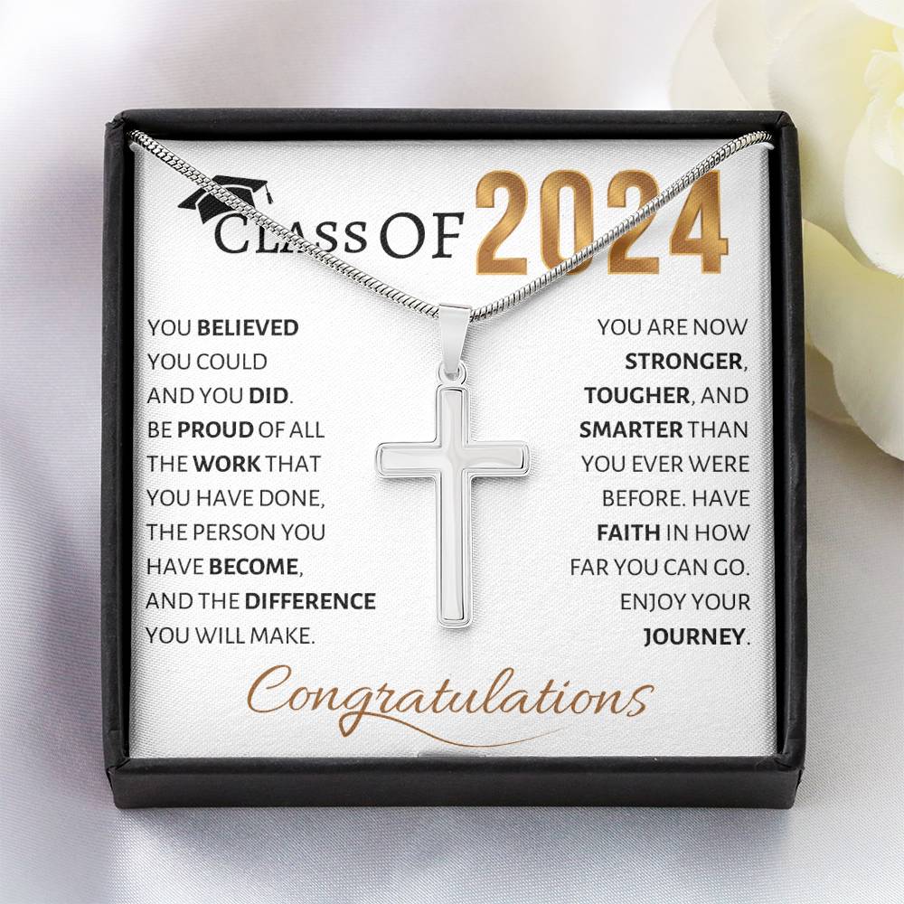 Graduation "Class of 2024" | Cross Necklace