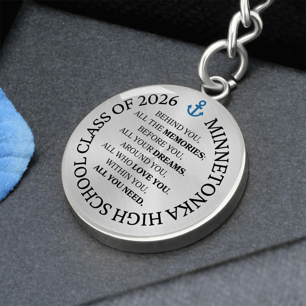 Minnetonka Class of 2026 | Personalized Circle Keychain