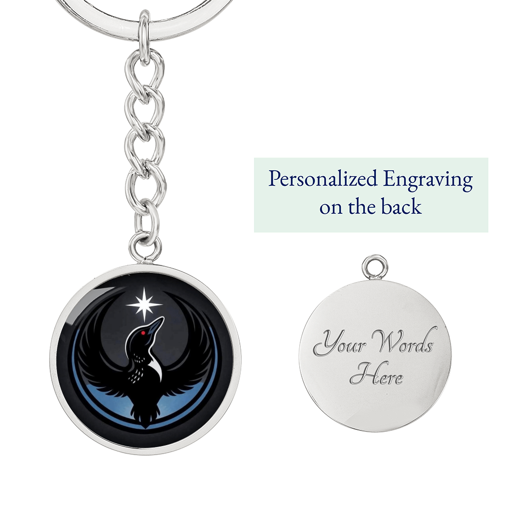 Minnesota Strong | Personalized Circle Key Chain
