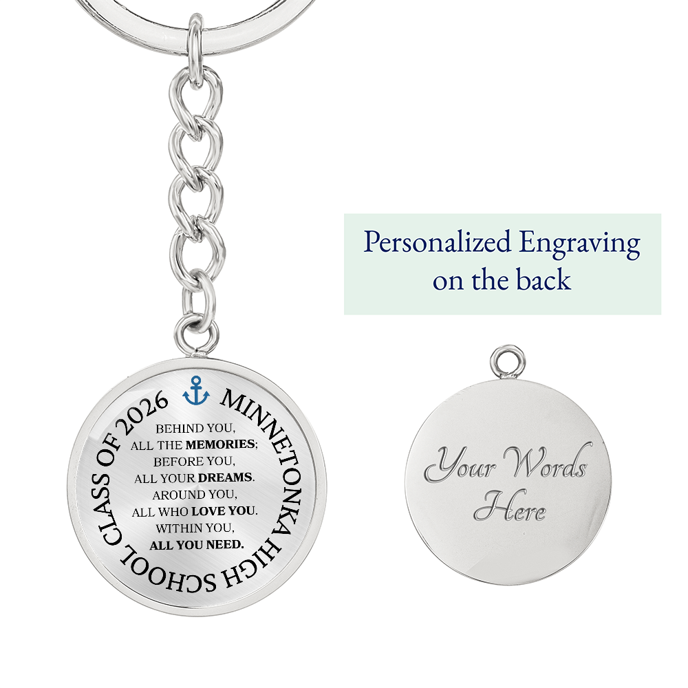 Minnetonka Class of 2026 | Personalized Circle Keychain