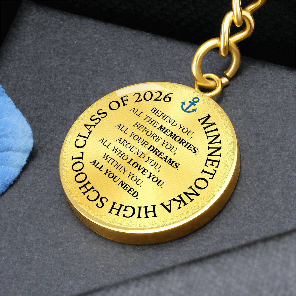 Minnetonka Class of 2026 | Personalized Circle Keychain