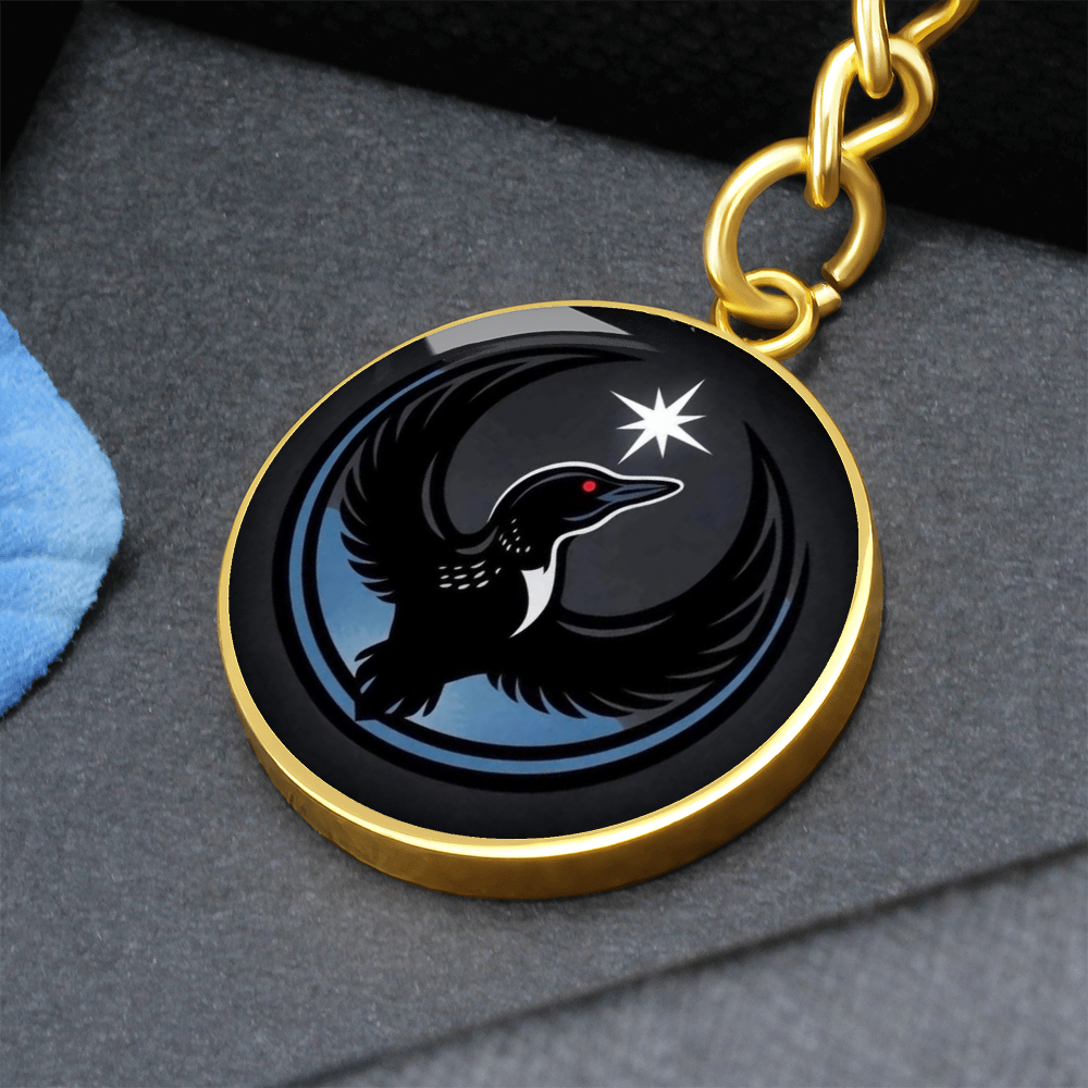 Minnesota Strong | Personalized Circle Key Chain