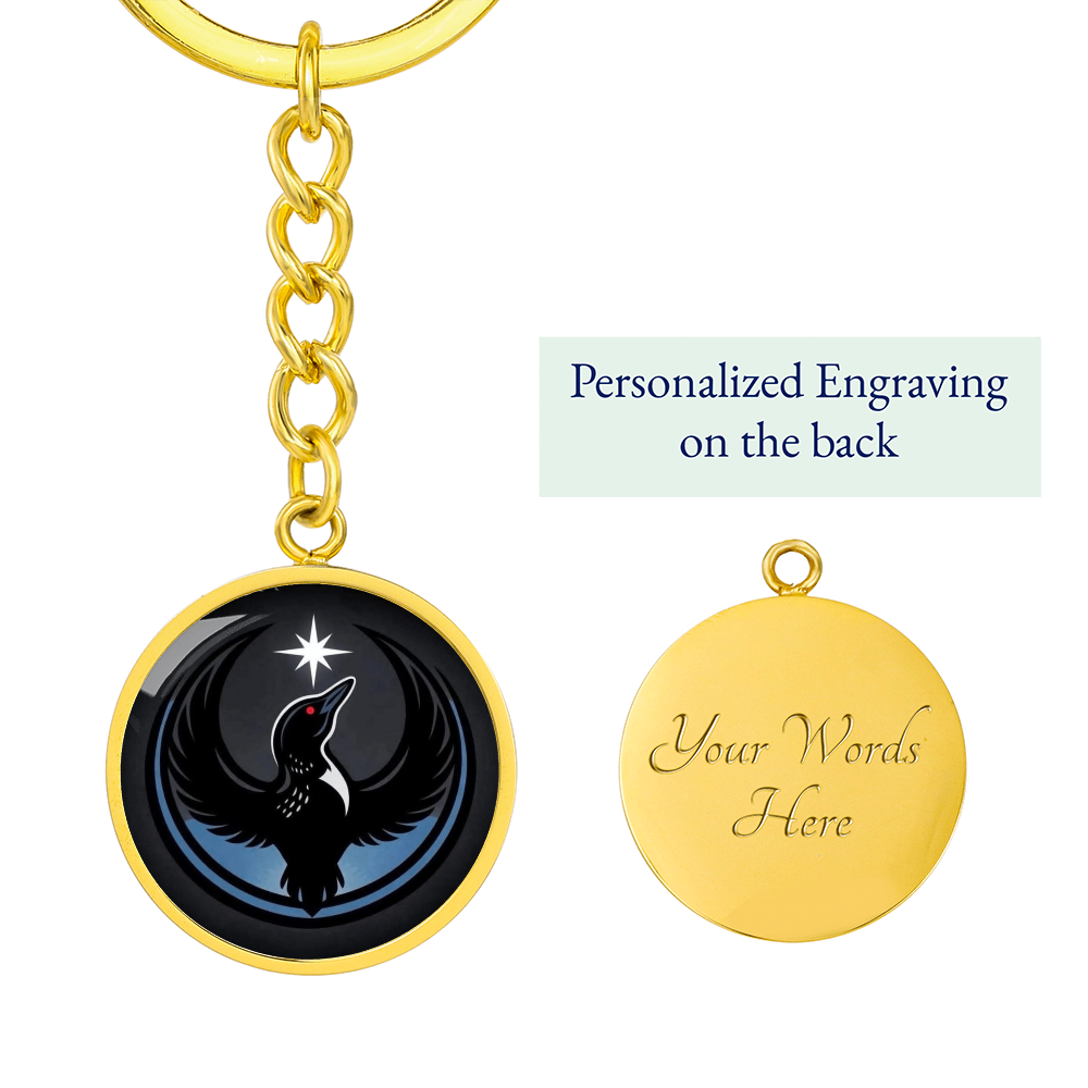 Minnesota Strong | Personalized Circle Key Chain