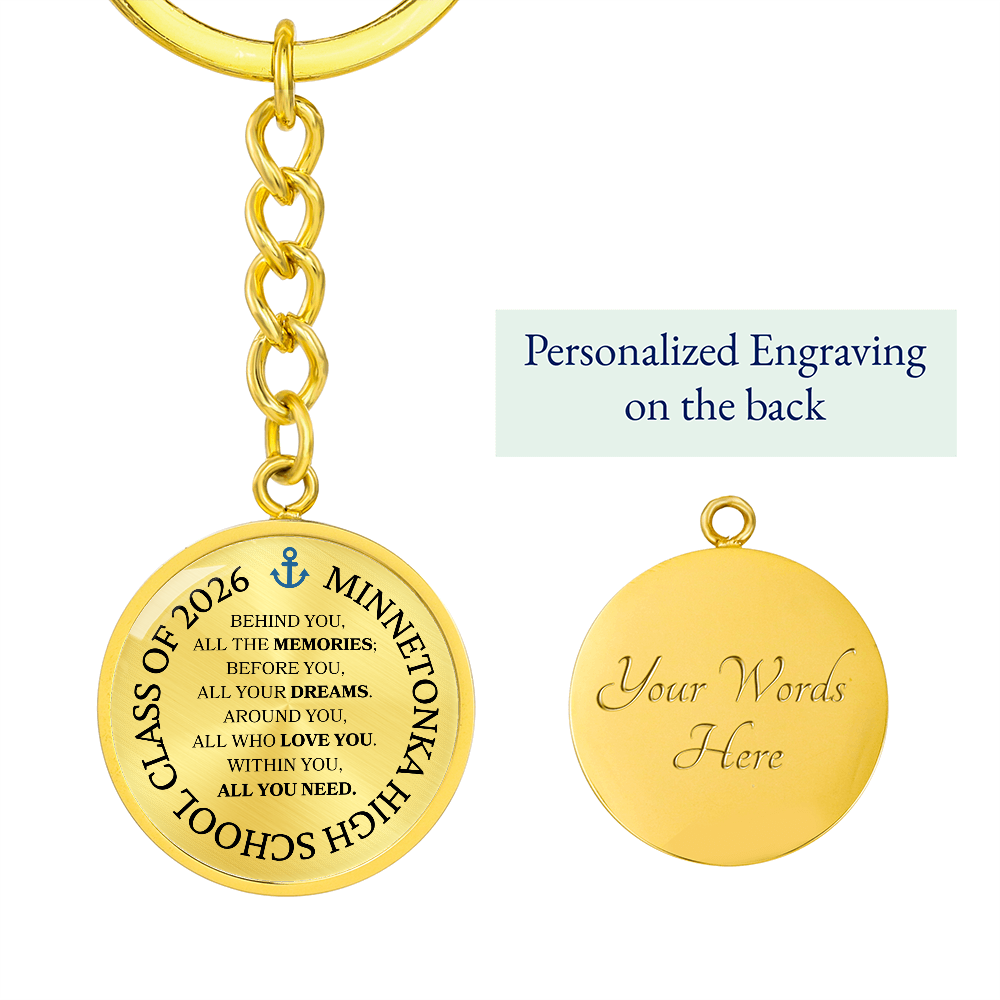 Minnetonka Class of 2026 | Personalized Circle Keychain