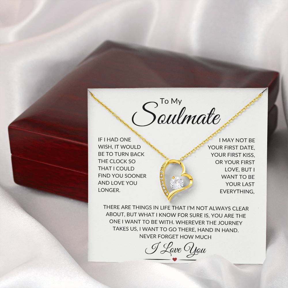 ALMOST SOLD OUT - Soulmate "Last Everything" | Forever Love Necklace - Shoptopia Jewelry